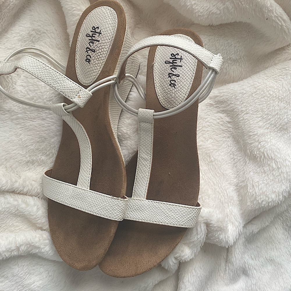 boho beach sandals | lifted platform | style & co